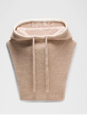 Lululemon Alpaca Wool-Blend Knit Hood in Light Taupe